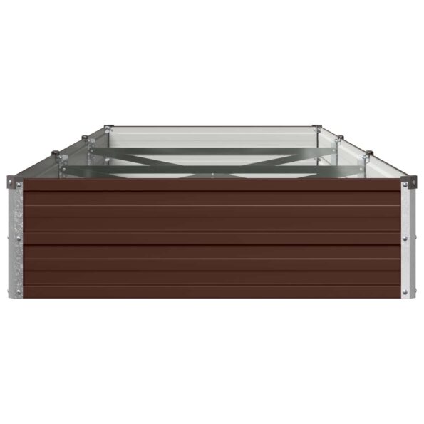 vidaXL Vyvýšený záhon Hnedá 240 x 80 x 24 cm studené valcovaná oceľ – Obrázok 4