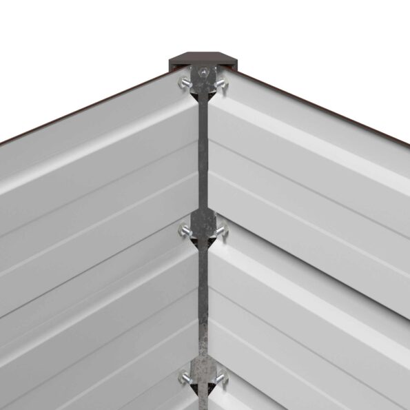 vidaXL Vyvýšený záhon Hnedá 240 x 80 x 24 cm studené valcovaná oceľ – Obrázok 7