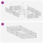 vidaXL Vyvýšený záhon Hnedá 240 x 80 x 24 cm studené valcovaná oceľ – Obrázok 8