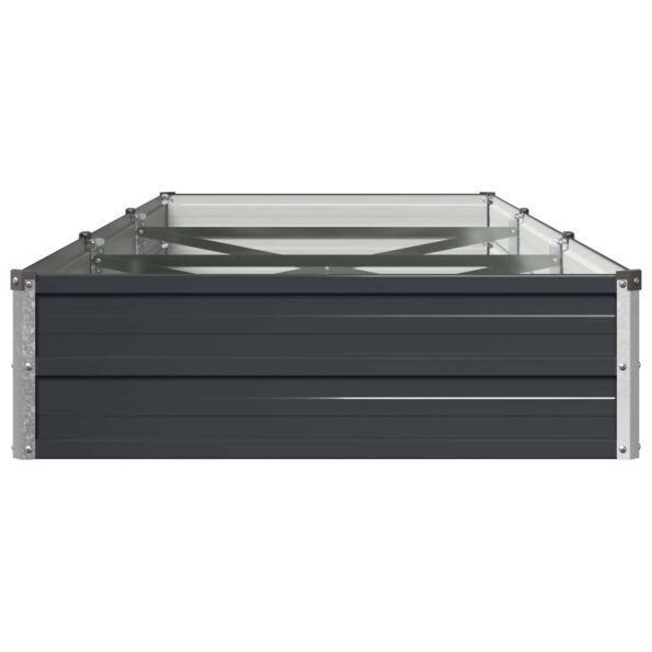 vidaXL Vyvýšený záhon Antracitová 240 x 80 x 24 cm – Obrázok 4