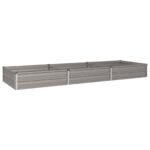 vidaXL Vyvýšený záhon Hrdzavý 240 x 80 x 24 cm corton – Obrázok 3