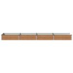 vidaXL Vyvýšený záhon Drevo hnedé 320 x 80 x 24 cm – Obrázok 3