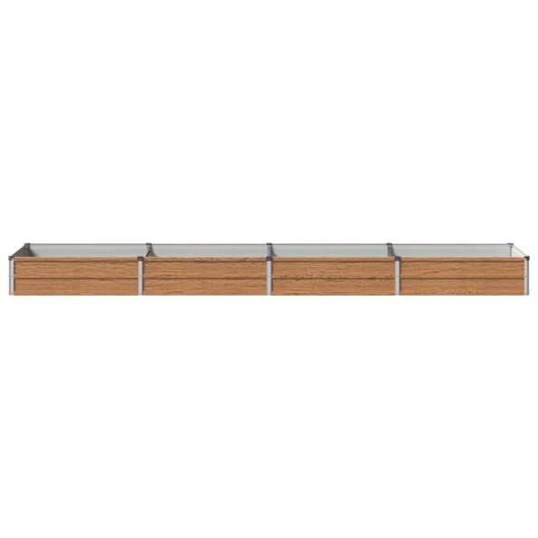 vidaXL Vyvýšený záhon Drevo hnedé 320 x 80 x 24 cm – Obrázok 3