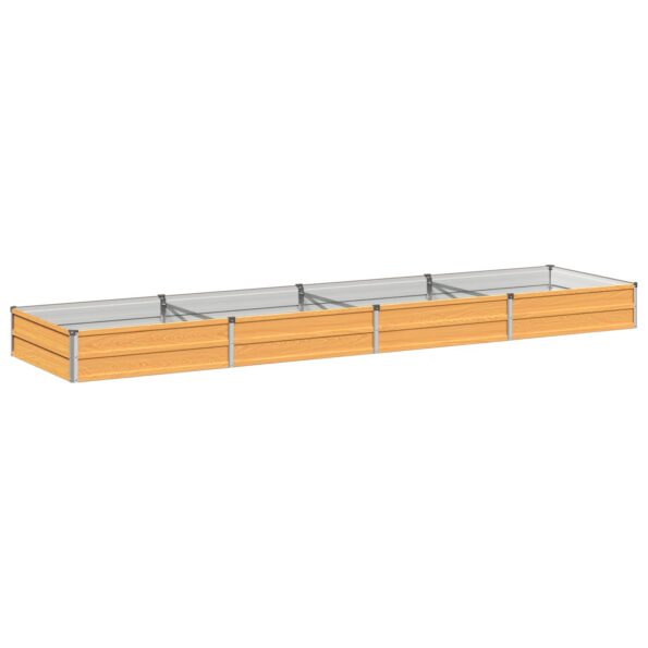 vidaXL Vyvýšený záhon Prírodná 320 x 80 x 24 cm studené valcovaná oceľ – Obrázok 2