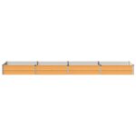 vidaXL Vyvýšený záhon Prírodná 320 x 80 x 24 cm studené valcovaná oceľ – Obrázok 3