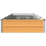 vidaXL Vyvýšený záhon Prírodná 320 x 80 x 24 cm studené valcovaná oceľ – Obrázok 4