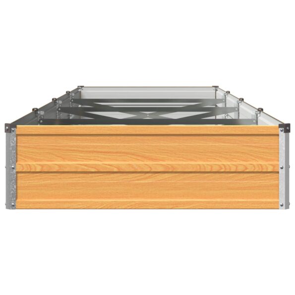 vidaXL Vyvýšený záhon Prírodná 320 x 80 x 24 cm studené valcovaná oceľ – Obrázok 4