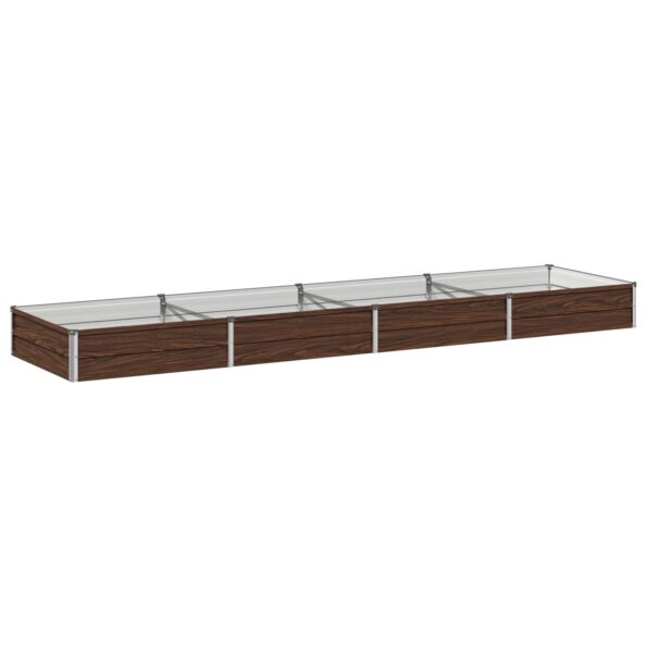 vidaXL Vyvýšený záhon Čierna 320 x 80 x 24 cm studené valcovaná oceľ – Obrázok 2
