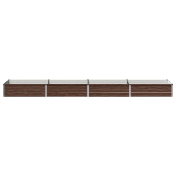 vidaXL Vyvýšený záhon Čierna 320 x 80 x 24 cm studené valcovaná oceľ – Obrázok 3