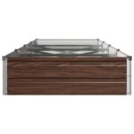 vidaXL Vyvýšený záhon Čierna 320 x 80 x 24 cm studené valcovaná oceľ – Obrázok 4