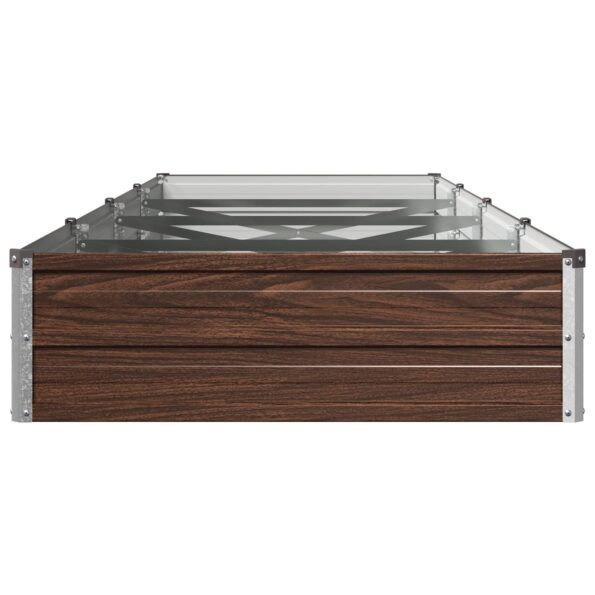 vidaXL Vyvýšený záhon Čierna 320 x 80 x 24 cm studené valcovaná oceľ – Obrázok 4