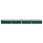 vidaXL Vyvýšený záhon Zelená 320 x 80 x 24 cm studené valcované oceľ – Obrázok 3