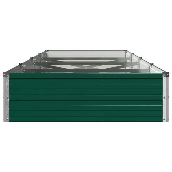 vidaXL Vyvýšený záhon Zelená 320 x 80 x 24 cm studené valcované oceľ – Obrázok 4