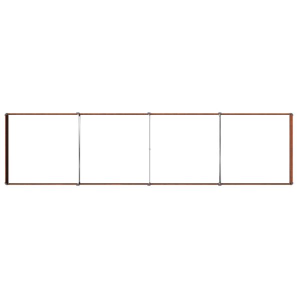 vidaXL Vyvýšený záhon Hrdzavý 320 x 80 x 24 cm corton – Obrázok 6