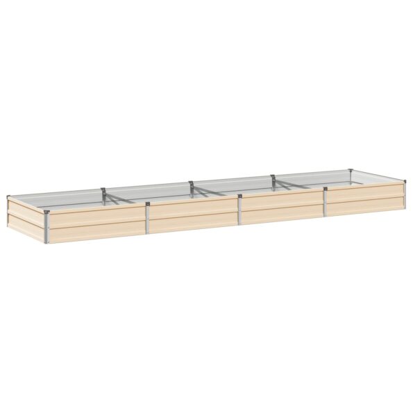 vidaXL Vyvýšený záhon Slonovinová 320 x 80 x 24 cm – Obrázok 2
