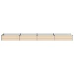 vidaXL Vyvýšený záhon Slonovinová 320 x 80 x 24 cm – Obrázok 3