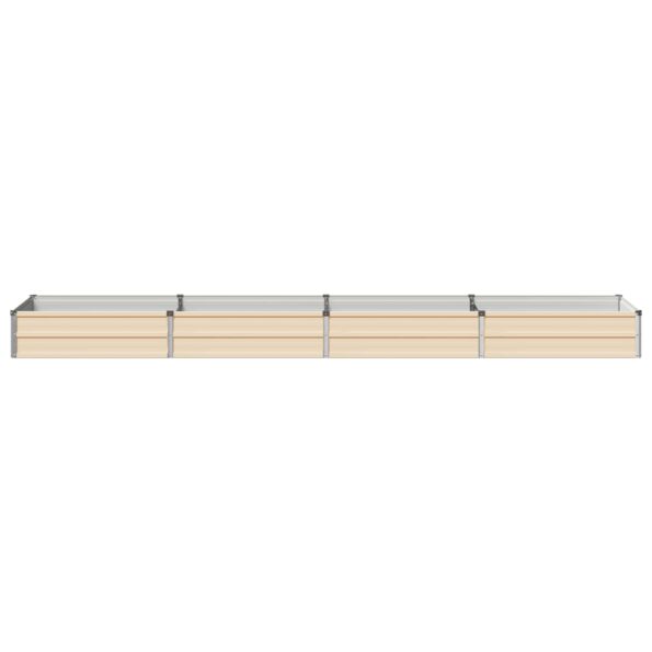 vidaXL Vyvýšený záhon Slonovinová 320 x 80 x 24 cm – Obrázok 3