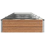 vidaXL Vyvýšený záhon Drevo hnedé 400 x 80 x 24 cm – Obrázok 4