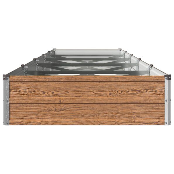 vidaXL Vyvýšený záhon Drevo hnedé 400 x 80 x 24 cm – Obrázok 4