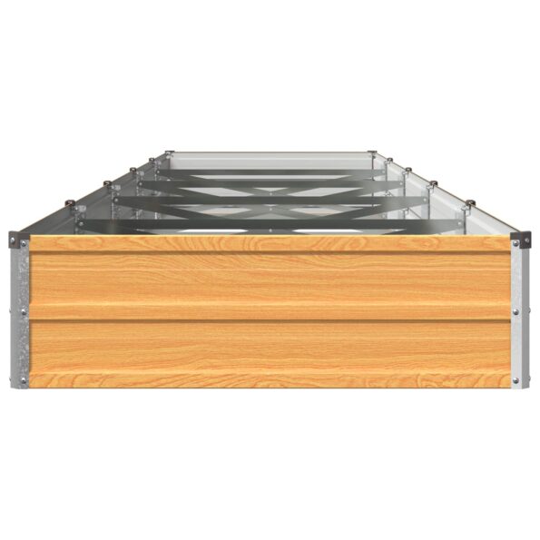 vidaXL Vyvýšený záhon Prírodná 400 x 80 x 24 cm studené valcovaná oceľ – Obrázok 4