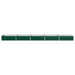 vidaXL Vyvýšený záhon Zelená 400 x 80 x 24 cm studené valcované oceľ – Obrázok 3
