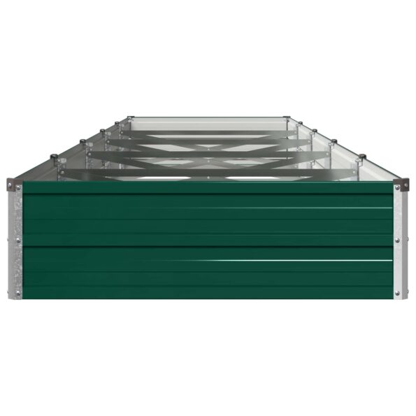 vidaXL Vyvýšený záhon Zelená 400 x 80 x 24 cm studené valcované oceľ – Obrázok 4