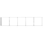 vidaXL Vyvýšený záhon Sivá 400 x 80 x 24 cm studené valcovaná oceľ – Obrázok 5