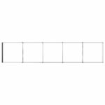 vidaXL Vyvýšený záhon Antracitová 400 x 80 x 24 cm – Obrázok 5