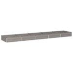 vidaXL Vyvýšený záhon Hrdzavý 400 x 80 x 24 cm corton – Obrázok 3