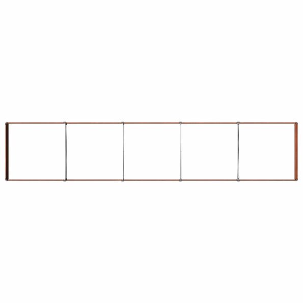 vidaXL Vyvýšený záhon Hrdzavý 400 x 80 x 24 cm corton – Obrázok 6
