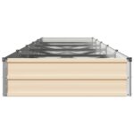 vidaXL Vyvýšený záhon Slonovinová 400 x 80 x 24 cm – Obrázok 4