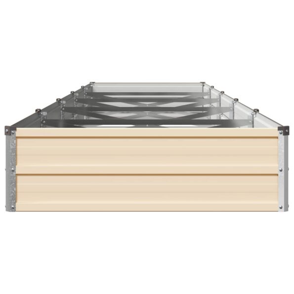 vidaXL Vyvýšený záhon Slonovinová 400 x 80 x 24 cm – Obrázok 4