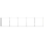 vidaXL Vyvýšený záhon Slonovinová 400 x 80 x 24 cm – Obrázok 5