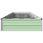 vidaXL Vyvýšený záhon Pastelovo zelená 400 x 80 x 24 cm – Obrázok 4