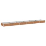vidaXL Vyvýšený záhon Drevo hnedé 480 x 80 x 24 cm – Obrázok 2