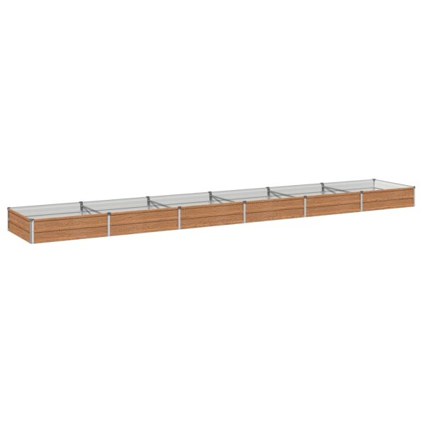 vidaXL Vyvýšený záhon Drevo hnedé 480 x 80 x 24 cm – Obrázok 2