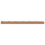 vidaXL Vyvýšený záhon Drevo hnedé 480 x 80 x 24 cm – Obrázok 3