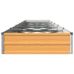 vidaXL Vyvýšený záhon Prírodná 480 x 80 x 24 cm studené valcovaná oceľ – Obrázok 4