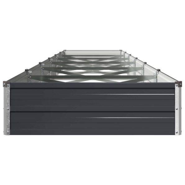 vidaXL Vyvýšený záhon Antracitová 480 x 80 x 24 cm – Obrázok 4