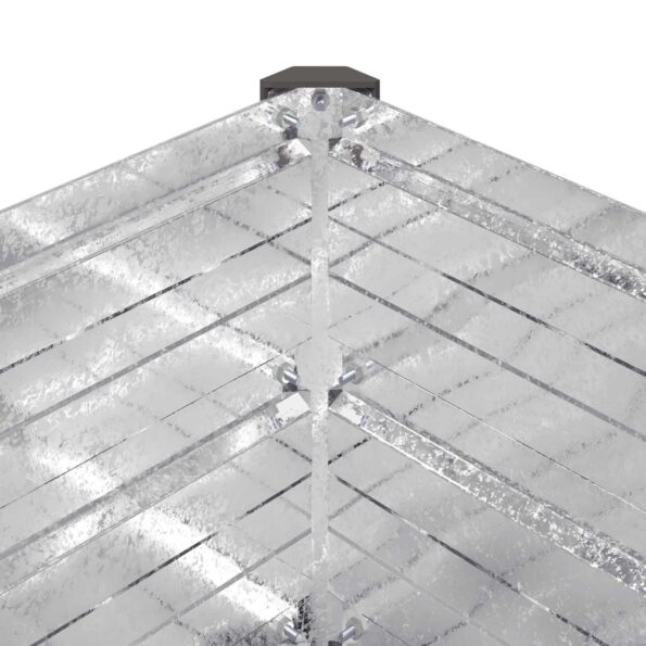 vidaXL Vyvýšený záhon Strieborná 480 x 80 x 24 cm pozinkované – Obrázok 7