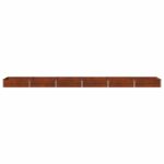 vidaXL Vyvýšený záhon Hrdzavý 480 x 80 x 24 cm corton – Obrázok 3