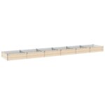 vidaXL Vyvýšený záhon Slonovinová 480 x 80 x 24 cm – Obrázok 2