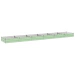 vidaXL Vyvýšený záhon Pastelovo zelená 480 x 80 x 24 cm – Obrázok 2