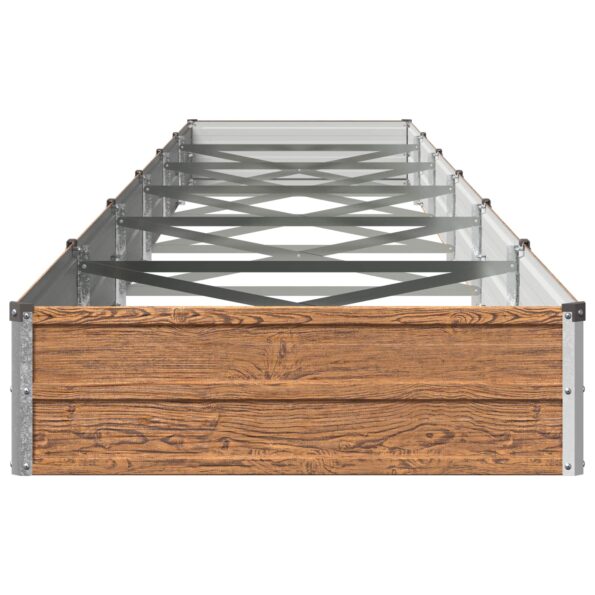 vidaXL Vyvýšený záhon Drevo hnedé 600 x 80 x 24 cm – Obrázok 3