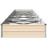 vidaXL Vyvýšený záhon Slonovinová 600 x 80 x 24 cm – Obrázok 3
