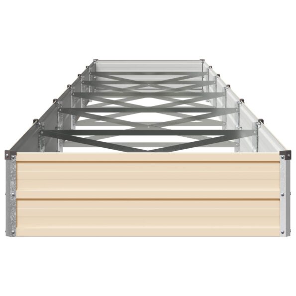 vidaXL Vyvýšený záhon Slonovinová 600 x 80 x 24 cm – Obrázok 3
