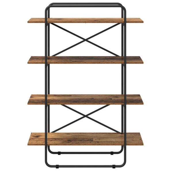 vidaXL Regál na knihy 4 úrovní 100 x 35 x 140 cm PB Dubové drevo – Obrázok 3