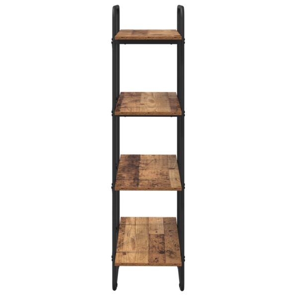 vidaXL Regál na knihy 4 úrovní 80 x 35 x 140 cm PB Dubové drevo – Obrázok 4