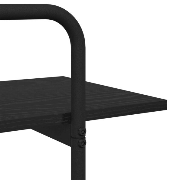 vidaXL Regál na knihy 3 úrovní 80 x 35 x 105 cm PB Čierny dub – Obrázok 6