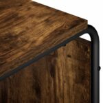 vidaXL TV stolík 98 x 36 x 45 cm Dymový dub Kompozitné drevo – Obrázok 4